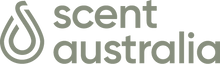 Logo of Scent Australia with a stylized droplet design.